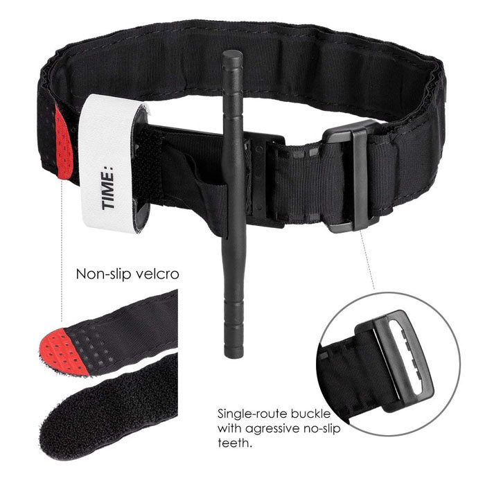 3 Pack Emergency Outdoor Tourniquet First Aid Tactical Life Saving Hemorrhage Control Bandage