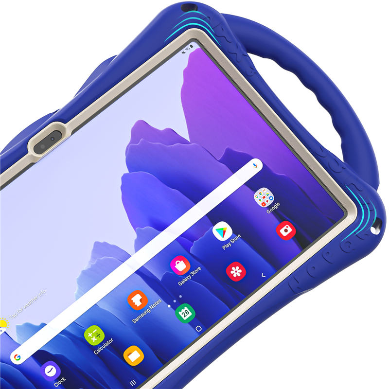 CatA Samsung Tablet for Tab A7 10.4 T500/T505/T507/T505N Built-in Handle Stand With a Strap-Dark Blue