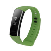 HW Silicone Watch Band Quick Release Strap Replacement Wristband For Huawei Band2/Band2 Pro/ERS-B29/ERS-B19 For Women-Green
