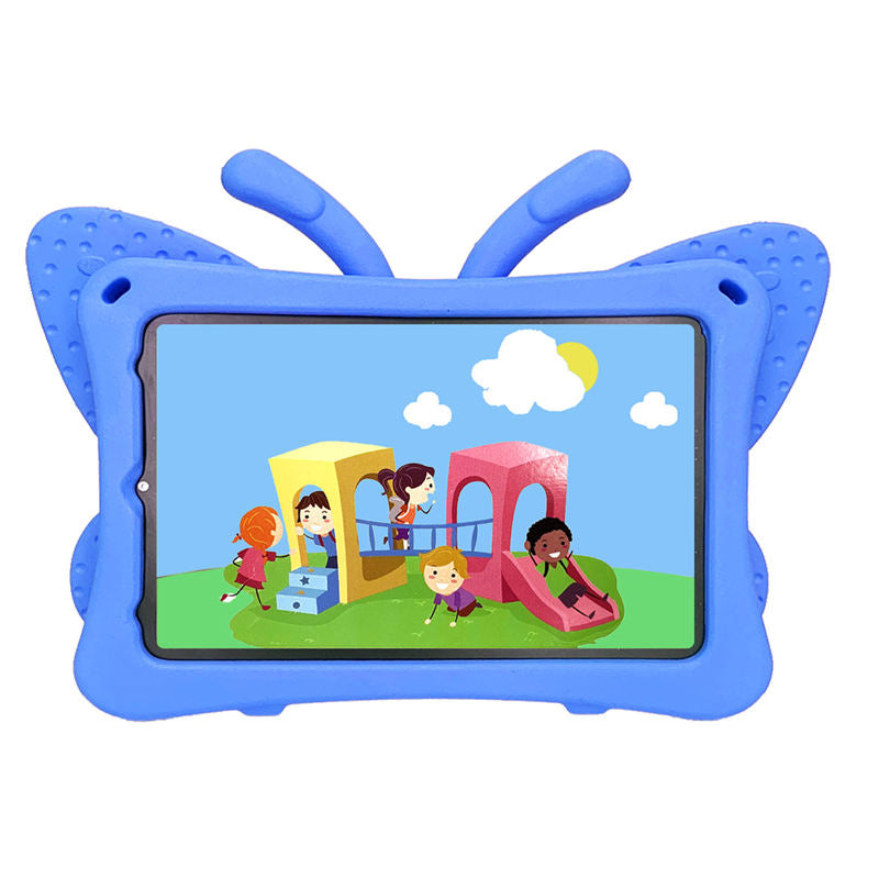 iPad Case For iPad Mini 6 Cartoon 3D Butterfly EVA Proof Shockproof Case with Bracket-Blue