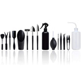 Home & Living15 Pieces Mini Garden Hand Transplanting Succulent Tools Miniature Planting Set -Black