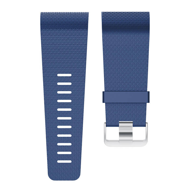 Soft Silicone Band For Fitbit Surge Smart Watch Replacement Accessories-Dark Blue