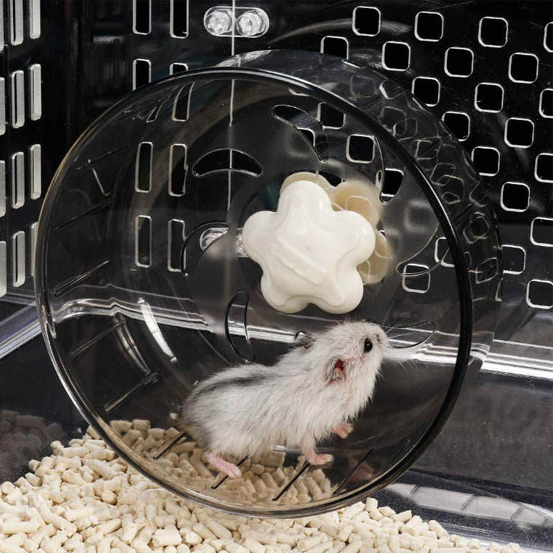 5.1 Inch Silent Hamster Wheel Exercise Running Wheel-Gray