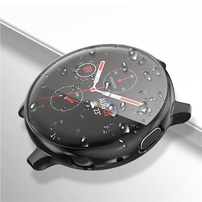 Full Coverage TPU Screen Protective Cover For Samsung Galaxy Watch Active 2 40 44mm-Black