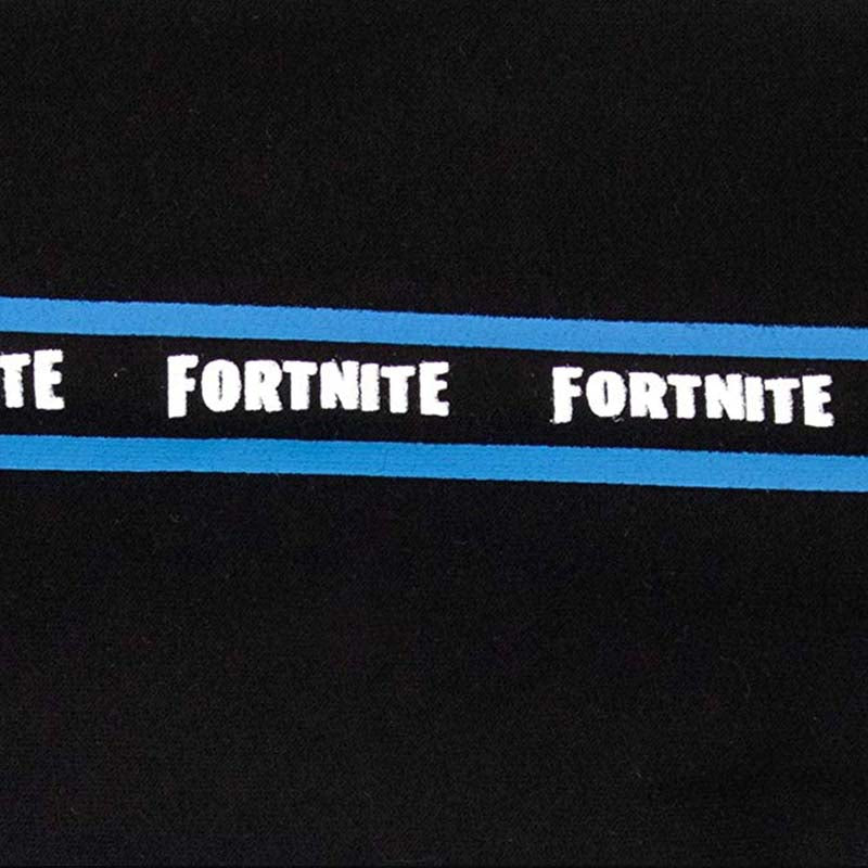 Childrens Sweatshirts Fortnite Logo Game Peripheral Letter Print Hoodie-Blue