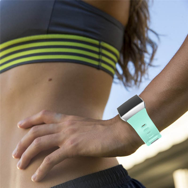 Soft Silicone Band For Fitbit Ionic Smart Watch Replacement Accessories-Mint Green