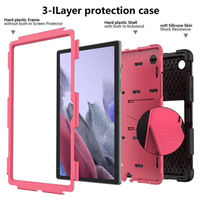 Samsung Tablet Case For Galaxy Tab A8 10.5inch 2021 (SM-X200/SM-X205/SM-X207)-BlackPink