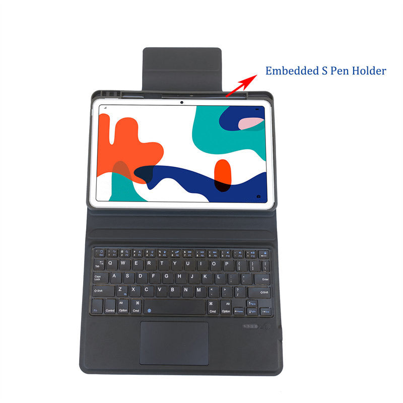 Slim Keyboard Case with Touchpad Pen Holder for Huawei MatePad 10.4 inch (2022/2020)/Honor V6/V7 10.4 inch