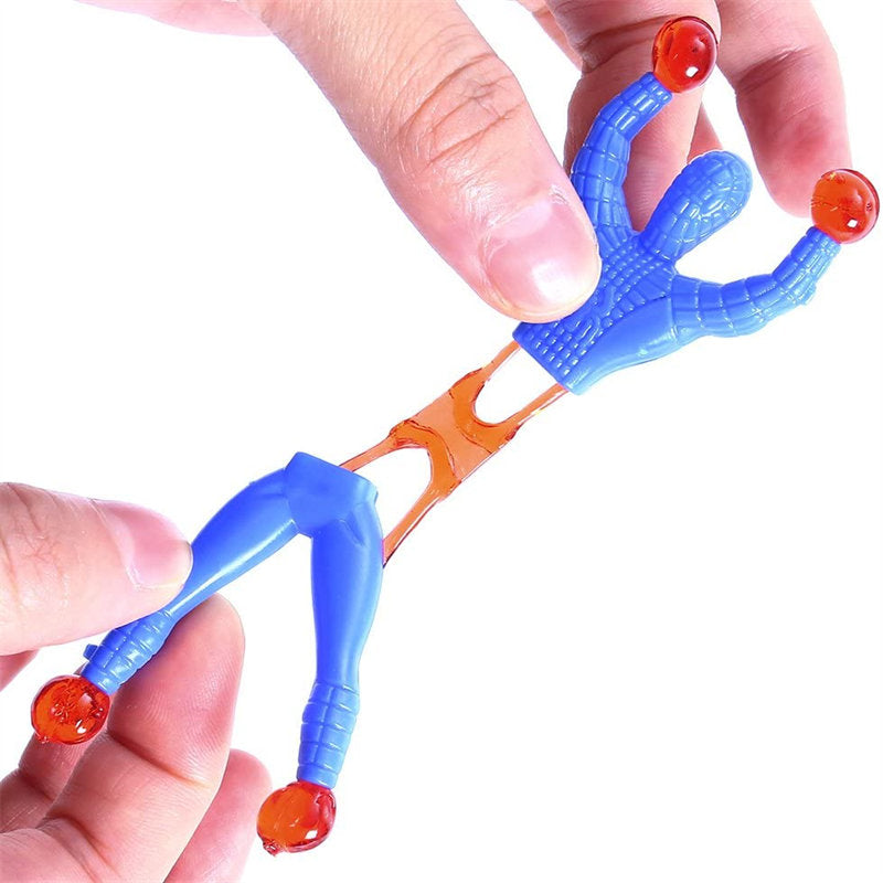 24 Packs Climbing Man Creative Tricky Toys Sticky Wall Climber Rolling Toy Party Gift