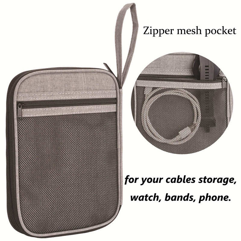 Watch Band Storage Organizer Holds 10 Watch Bands Travel Watch Straps Carrying Case Watch Band Storage Bag-Navy Blue