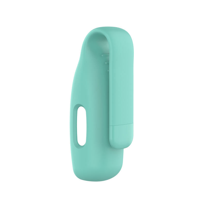 Soft Silicone Clip Holder Replacement for Fitbit Inspire 2 Sport-Teal