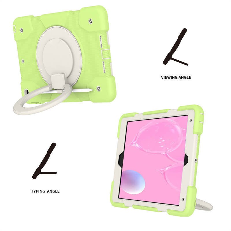iPad Case For iPad 10.2 with 360¡ãSwivel Stand-Matcha Green