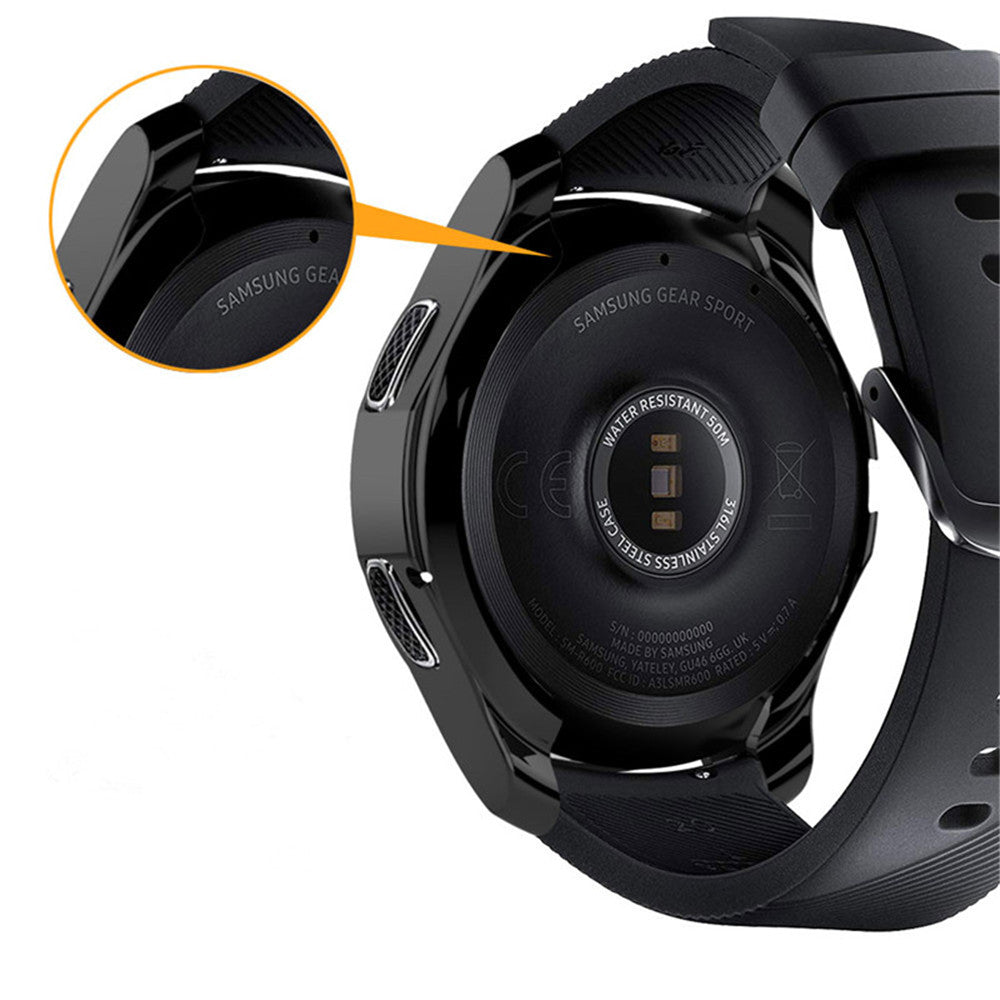 TPU Soft FrameCover For Samsung Galaxy Gear S3 42mm/46mm-Black