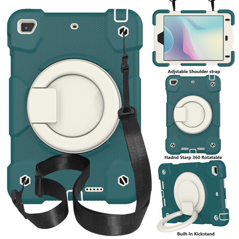 iPad Case For iPad Mini 4/5 with 360¡ãSwivel Stand-Blackish Green