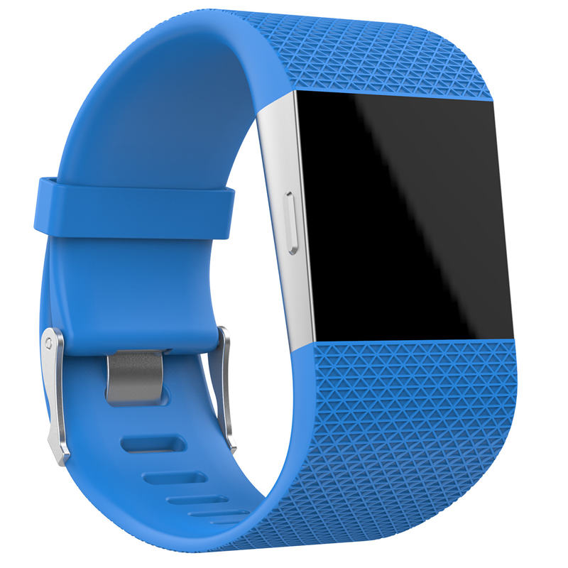 Soft Silicone Band For Fitbit Surge Smart Watch Replacement Accessories-Sky Blue