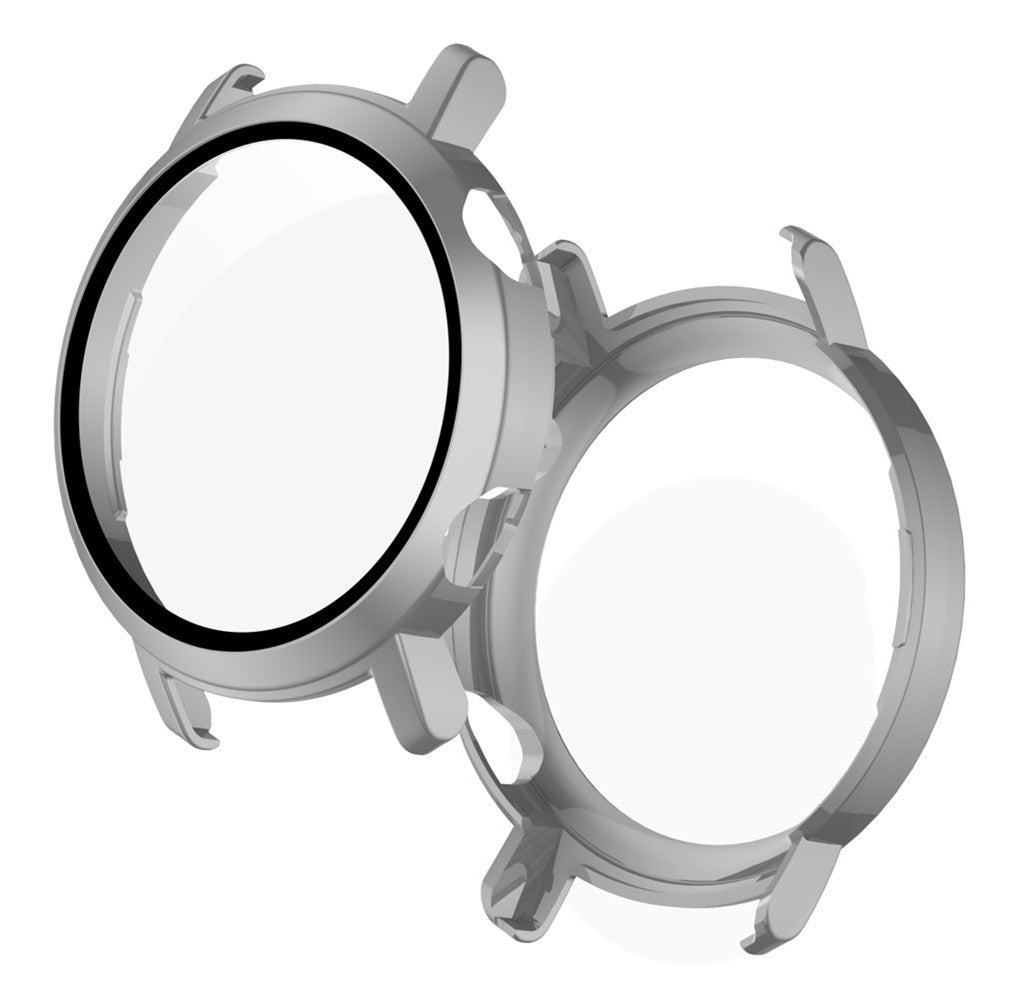 PC + Glass Full Cover WatchCase For Huawei Watch GT 2 42MM 46MM-Gray