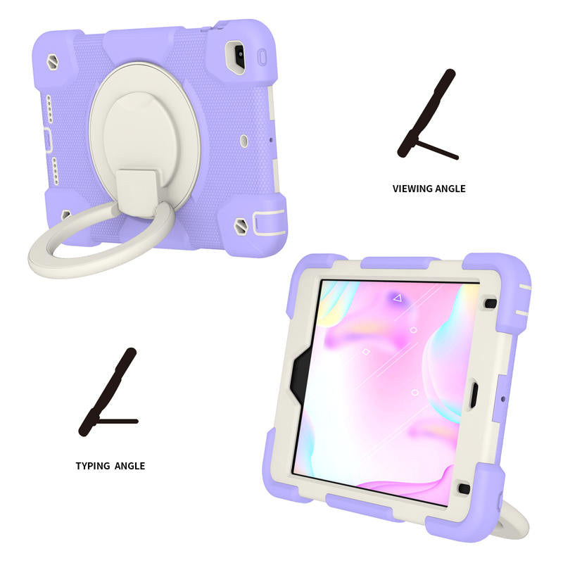iPad Case For iPad Mini 4/5 with 360¡ãSwivel Stand-Taro Purple