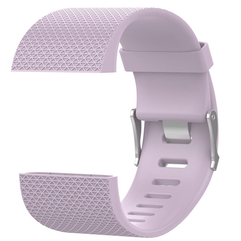 Soft Silicone Band For Fitbit Surge Smart Watch Replacement Accessories-Light Purple
