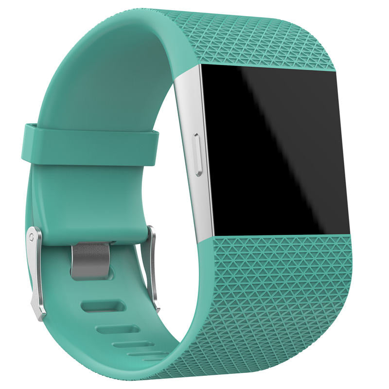 Soft Silicone Band For Fitbit Surge Smart Watch Replacement Accessories-Duck Green