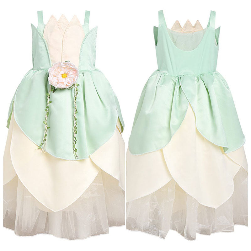Eluxe Flower Princess Dress for Girls Fancy Halloween Party Cosplay