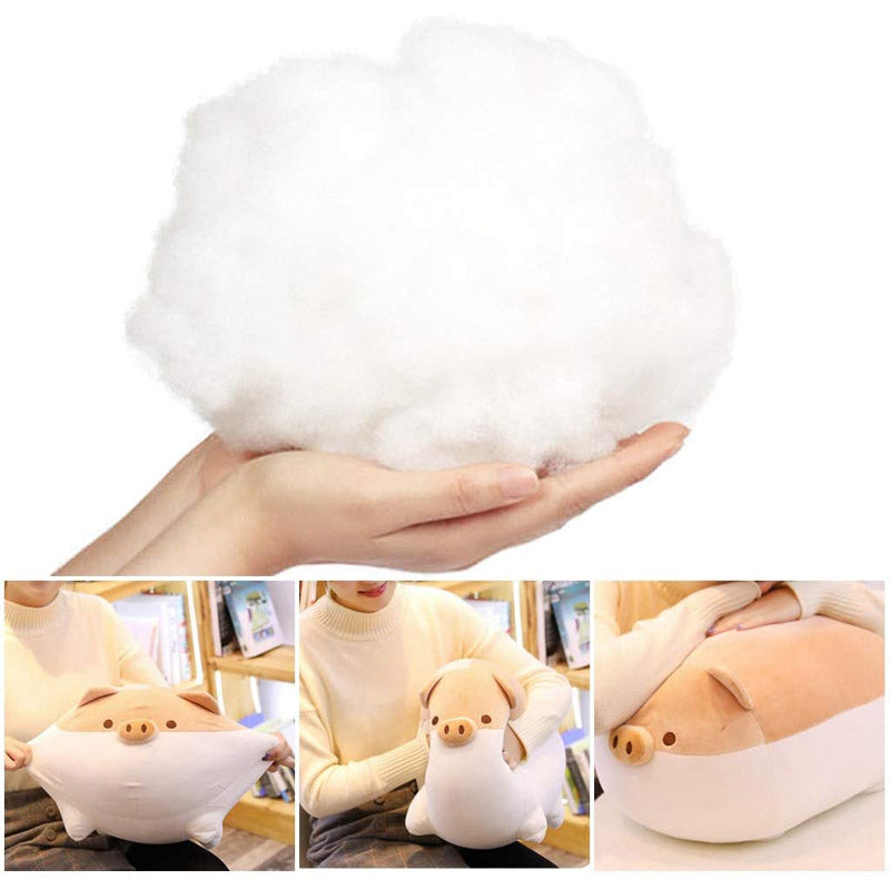 Soft Fat Pig Plush Hugging PillowCute Piggy Stuffed Animal Doll Toy Gifts for Bedding Kids Birthday-Brown