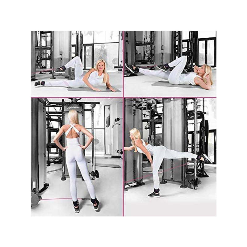 A pair of Ankle Straps for Cable Machines Padded Ankle Cuffs for Legs Hip Workouts