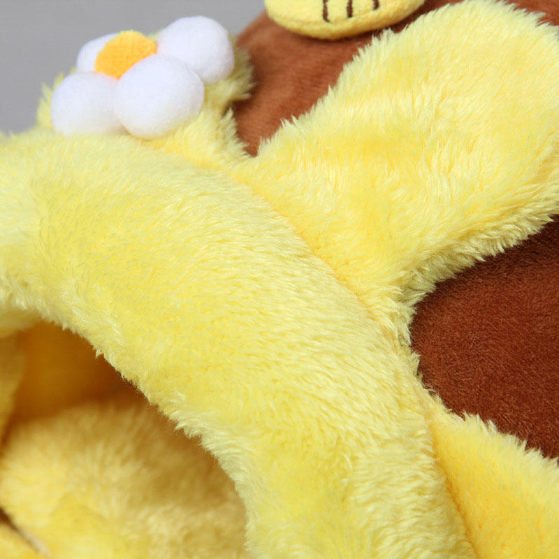Wasp-Shaped Small Pets House Fleece Warm Bed