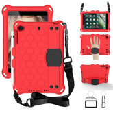 Hive iPad Case For iPad Mini 1/2/3/4/5 Durable Stand Cover With Shoulder Strap-RedBlack