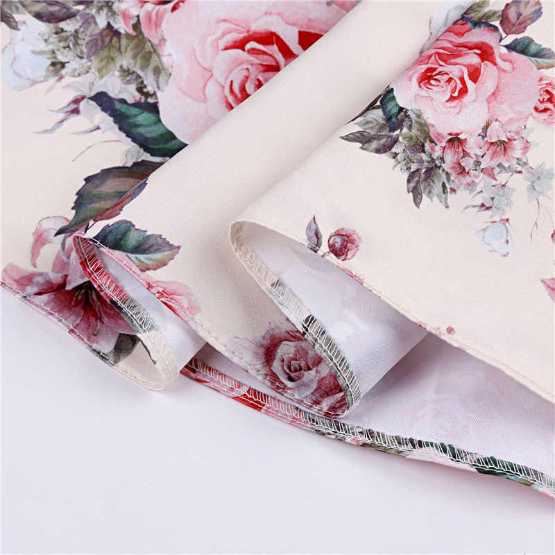 Floral Girls Dresses Summer Girl Clothes Sleeveless Dresses With Bow-Bean Paste
