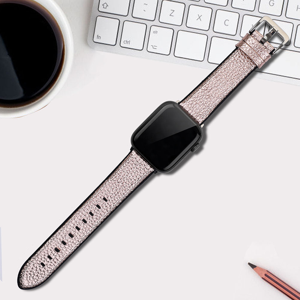 GJZP Silicone Watch Band Quick Release Adjustable Wristbands for Apple IWatch Series SE/1/2/3/4/5/6 For Women-Gold