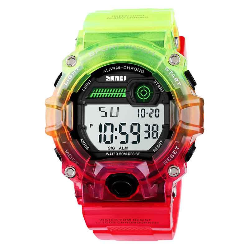 Kids LED Sports Watch Waterproof Digital Electronic Military Watches-MixedColor3