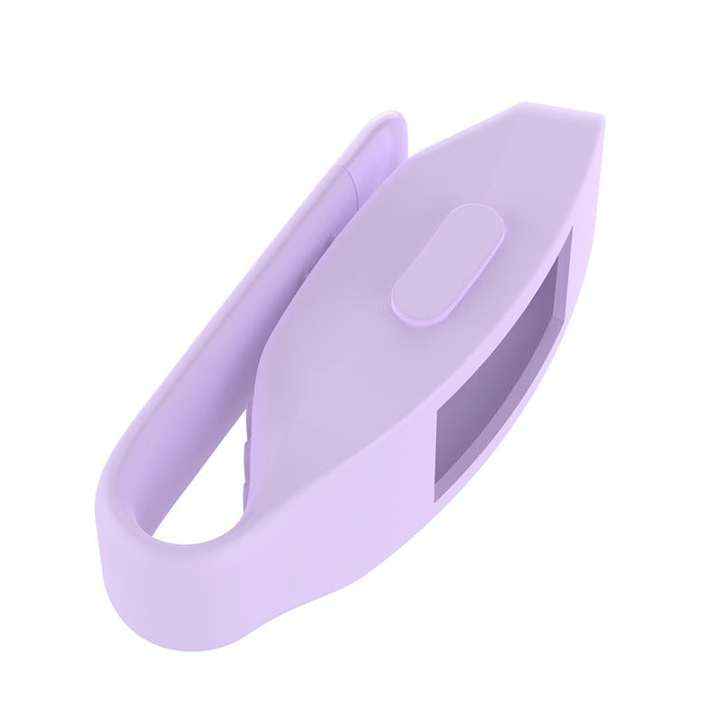 Clip Holder Replacement for Fitbit Inspire HR Soft Silicone Sport Wireless Strap Accessories for Fitbit Inspire HR For Fitbit Inspire HR-Purple