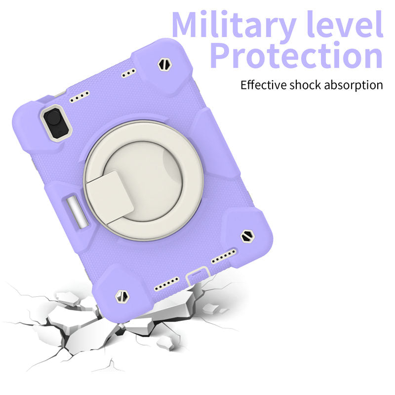 iPad Case For iPad Mini 6 with 360¡ãSwivel Stand-Taro Purple
