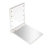 Home & LivingPortable LED Lighted Travel Makeup Mirror-White