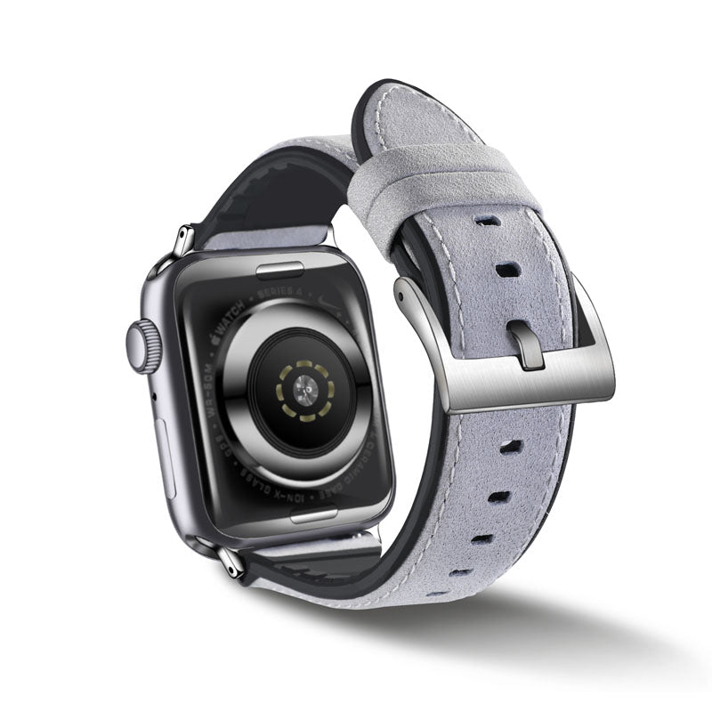 GJZP Silicone Watch Band Quick Release Adjustable Wristbands for Apple IWatch Series SE/1/2/3/4/5/6 For Women-Grey