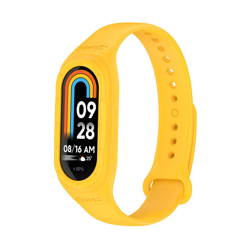 Silicone Watchband with Protective Case Shockproof for Mi 8 Watch-2