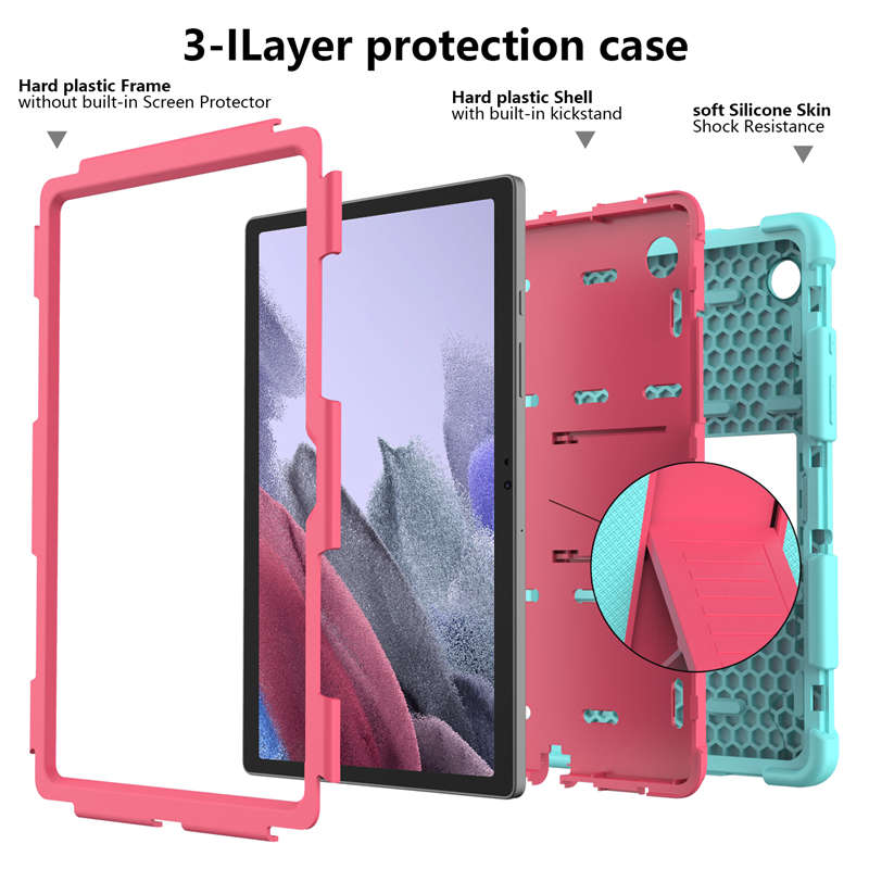 Samsung Tablet Case For Galaxy Tab A8 10.5inch 2021 (SM-X200/SM-X205/SM-X207)-AquaPink