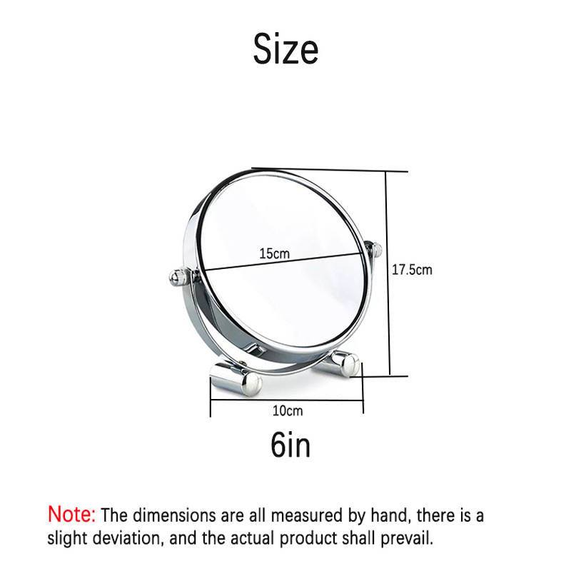 Home & Living6inch Double-sided Magnification Shaving Makeup Mirror