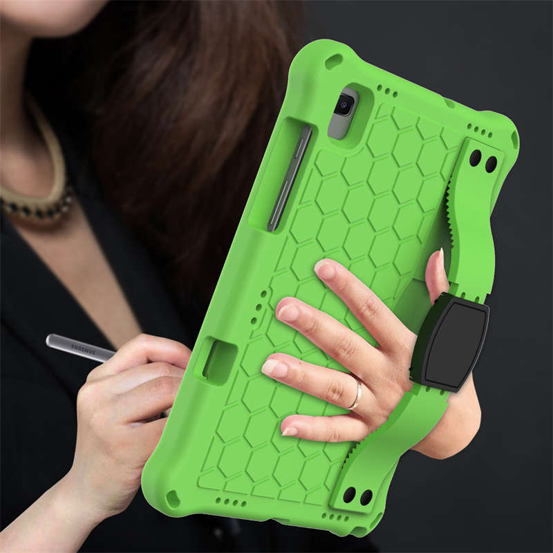 Hive SamSung Tablet Case For Sansung S6 10.5 (2019)/ S5E(2019)/Tab A7 (2020) Durable Stand Cover With Shoulder Strap-GreenBlack