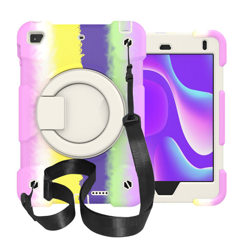 iPad Case For iPad Mini 4/5 with 360¡ãSwivel Stand-Colorful Purple
