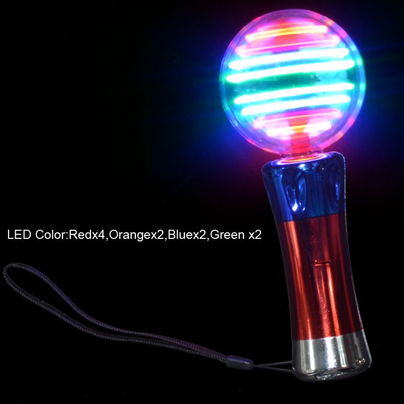20cm Light Up Magic Ball Toy Wand for Kids Thrilling Spinning Light Show Fun Gift or Birthday Party Favor