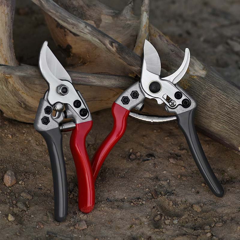 Home & LivingGarden Pruning Shears,Professional Garden Scissors Garden Clippers,Garden Tools -Red Grey