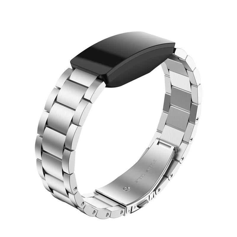 16mm Stainless Steel Watch Band For Fitbit Inspire HR-Silver