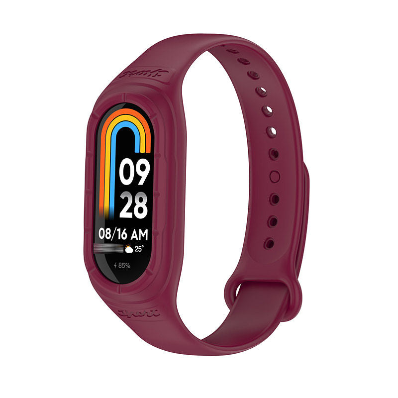 Silicone Watchband with Protective Case Shockproof for Mi 8 Watch-3