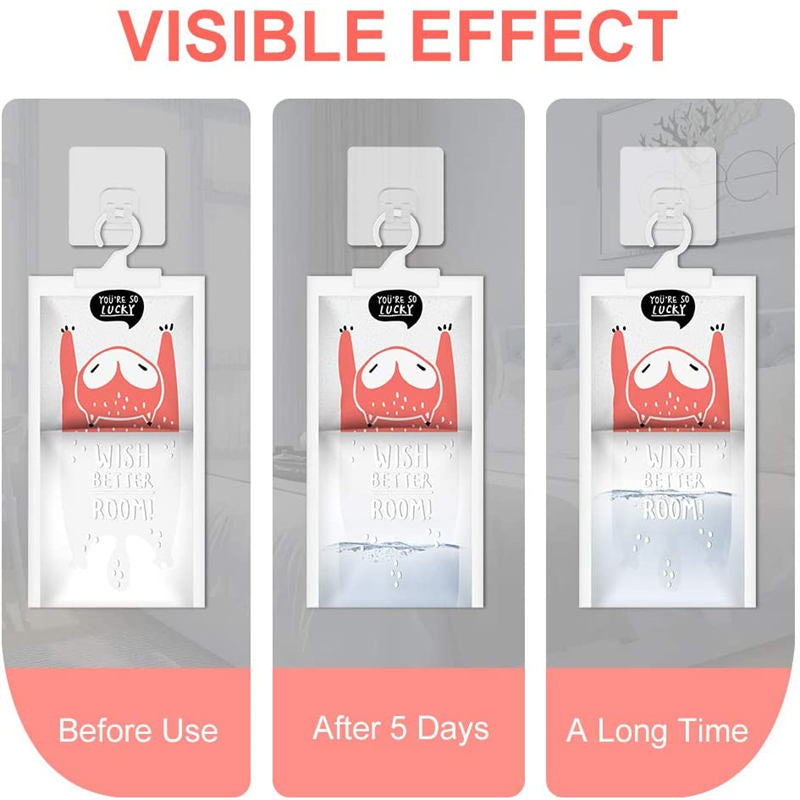 6 Pack Cartoon Odor Eliminator Hanging Bags for Bathroom