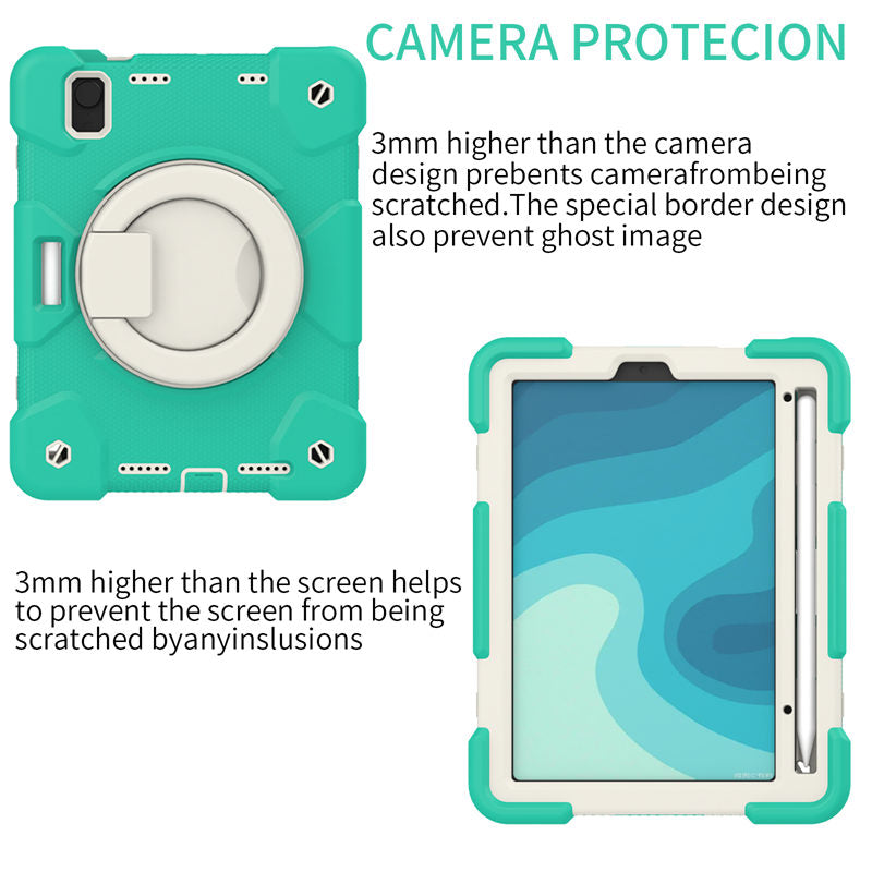 iPad Case For iPad Mini 6 with 360¡ãSwivel Stand-Mint Green