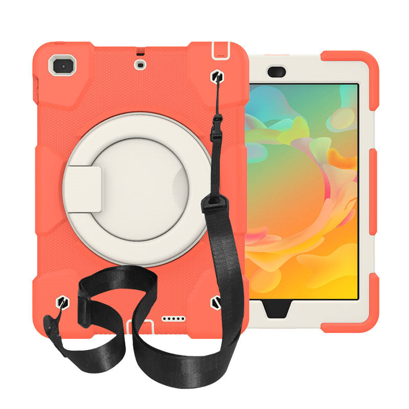 iPad Case For iPad 9.7/Air 2 with 360¡ãSwivel Stand-Coral Orange