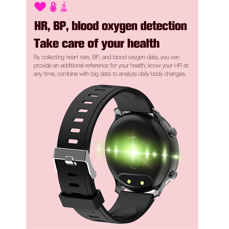 F87 Smart Watch with Bluetooth Call Music Body Energy Monitoring-Grey