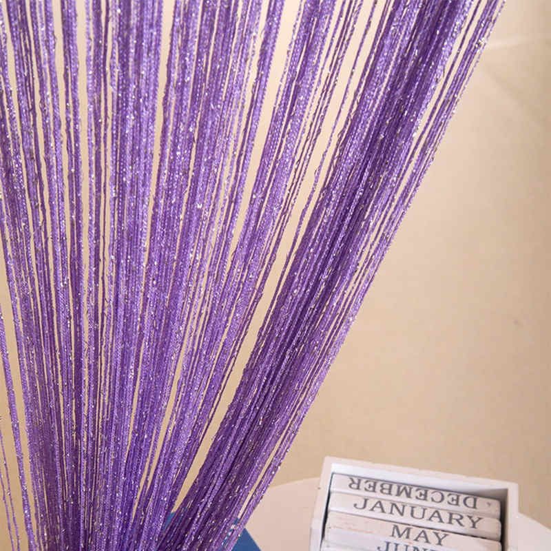 Home Decor Sequin Curtain for Doorway 37x79 inch Hanging-Purple