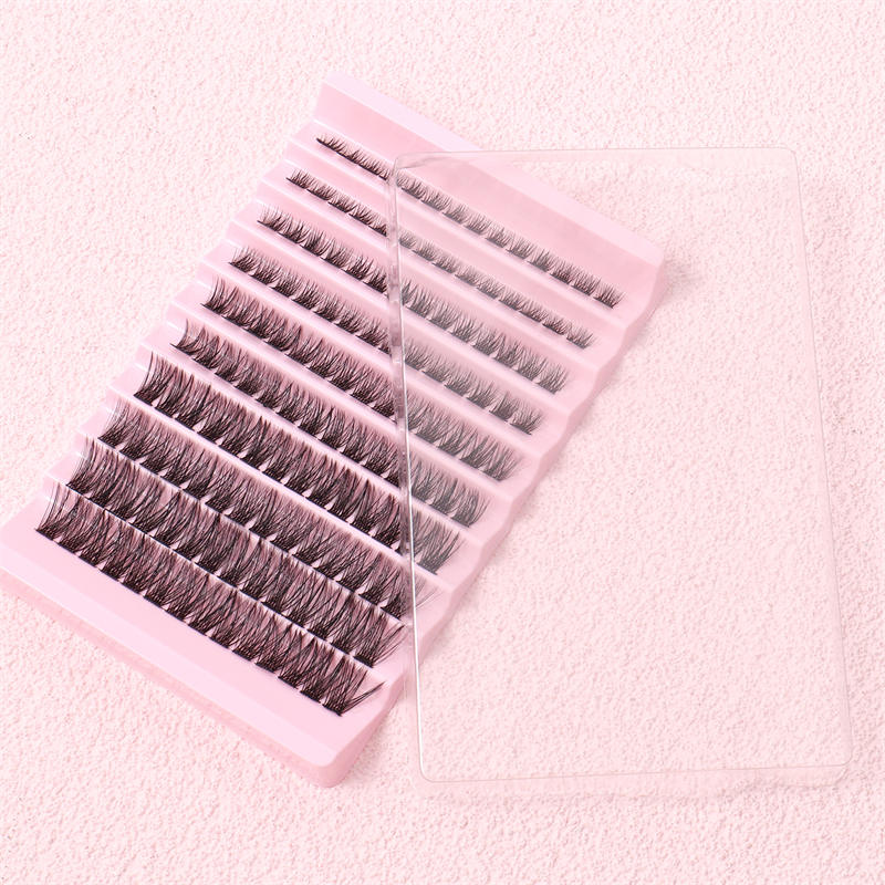 DIY Lash Clusters 112 Clusters False Eyelash Extensions Natural Look Fluffy Wispy Eyelashes (Cirrus,8-16mm Mix)